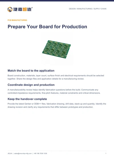 PCB Manufacturing Overview