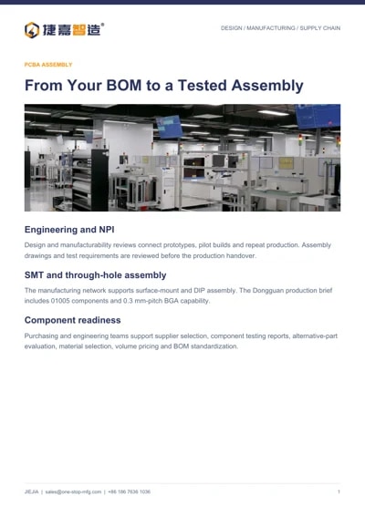 PCBA Assembly Capabilities